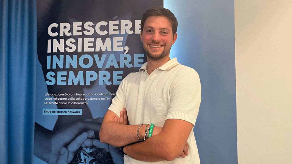 Omar Di Curzio, nuovo presidente dei Giovani Imprenditori Confcommercio Umbria