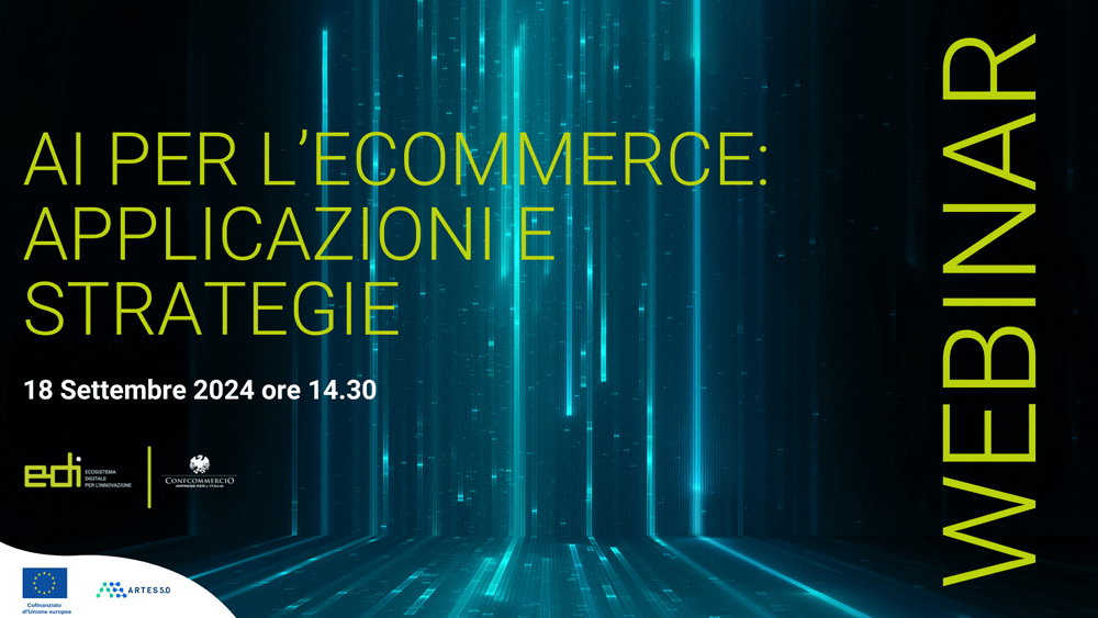 AI per l’e-commerce: webinar gratuito il 18 settembre